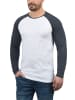 !SOLID Rundhalsshirt SDBastien 21102933ME Longsleeve im Baseball-Look in Blau