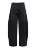 ONLY Barrel-Fit-Umstandsjeans in Washed Black
