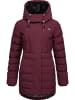 ragwear Kurzmantel Ashanta in Wine Red