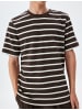 KOTON TSHIRT SS BSC in Braun Gestreift