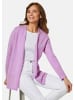 GOLDNER Langarm Feinstrick-Cardigan in violett