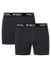 Petrol Industries Boxershorts Petrol Logo Einfarbig in Schwarz