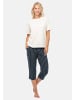 Schiesser Schlafanzug Cotton in Blau gestreift / Creme