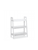 relaxdays Standregal in Weiß - (B)61 x (H)82,5 x (T)29 cm