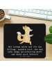 Mr. & Mrs. Panda Mousepad Auszubildende Lächeln mit Spruch in Schwarz