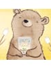 Mr. & Mrs. Panda Windlicht Glas Spitz Lebensretter mit Spruch in Transparent