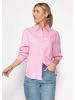 SASSYCLASSY Leinen Hemdbluse in Rosa