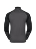 Odlo Shirt Midlayer 1/2 zip PLANCHES in Schwarz-gemustert