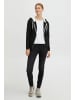 Oxmo Kapuzensweatjacke OXBinja in Schwarz