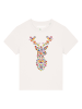 wat? Apparel T-Shirt Floral Deer in Off White