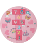 the carpet Kinderteppich Happy Life C in Rosa