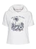 Kangaroos Kapuzenshirt in weiß-blau