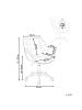 Beliani Bürostuhl LABELLE in Beige - (W) 54 x (H) 81 x (L) 54 cm