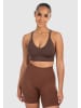 SMILODOX Sport BH Katrin in Dunkelbraun
