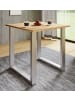 VCM  Premium Holz Esstisch Tisch Xona U Silber in Silber / Honig-Eiche