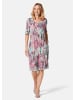 GOLDNER Elastisches Jerseykleid mit modischem Druck in bunt / gemustert