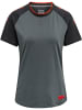 Hummel T-Shirt Raglanärmel Hmlpro Damen in QUIET SHADE/FORGED IRON