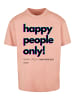 F4NT4STIC Heavy Oversize T-Shirt Happy people only New York in amber