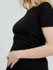 Seamless Basic T-Shirt Classic Short Sleeve in Black