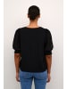 Kaffe Kurzarm-Bluse KAvita Regular fit in Black Deep
