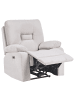 Beliani Fernsehsessel BERGEN in Beige - (W) 90 x (H) 101 x (L) 72 cm