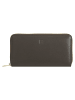 DuDu Geldbörse Leder 19 cm in coffee brown