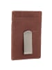 Police PT16-08536 Kreditkartenetui Leder 7 cm mit Geldscheinklammer brown