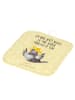 Mr. & Mrs. Panda Topflappen Rabe Sombrero mit Spruch in Gelb Pastell