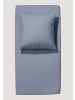 Hessnatur Satin Spannbettlaken in graublau