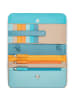 MYWALIT Travel Clutch Geldbörse Leder 19 cm  sardinia