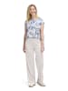 Betty Barclay Blusenshirt mit Aufdruck in Grey/Blue