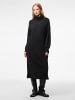 Pieces Strickkleid in Black