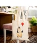Mr. & Mrs. Panda Schultertasche Pinguin Luftballon ohne Spruch in Creme