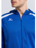 erima Liga 2.0 Trainingsjacke mit Kapuze in new royal/true blue/weiss