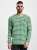 WOOD WOOD WOOD WOOD T-Shirt in palegreen/navystripes