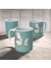 Mr. & Mrs. Panda Tasse Logopädin Helden mit Spruch in Meeresbrise