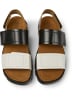 Camper Sandalen " Brutus " in Schwarz - Weiß