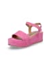 Tamaris Plateau-Sandalette in Fuchsia