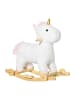 HOMCOM Schaukeltier Einhorn