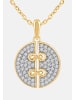 Diamant Exquis Halskette aus 585 Gelbgold mit Diamant