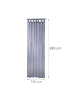 relaxdays 4x Vorhänge in Silber - (L)245 x (B)140 cm