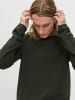 Jack & Jones Rundhals Strickpullover Langarm Sweater aus Baumwolle JJEHILL in Grün