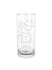 Mr. & Mrs. Panda Wasserglas Fuchs Sänger ohne Spruch in Transparent