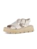 Gabor Plateau Sandalen in creme