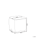 Beliani Pouf JUNO in Rosa/Beige - (W) 35 x (H) 38 x (L) 35 cm