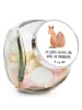 Mr. & Mrs. Panda Bonbonglas Einhorn Glauben mit Spruch in Weiß