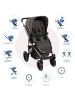 ABC-Design Kombi-Kinderwagen Salsa 5 Air inkl. Babywanne in braun