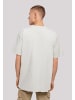 F4NT4STIC Heavy Oversize T-Shirt Möwe Knut & Jan Hamburg in lightasphalt