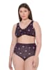 Ulla Popken Bustier in dunkle pflaume