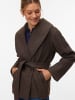 Vero Moda Mantel in Chocolate Brown